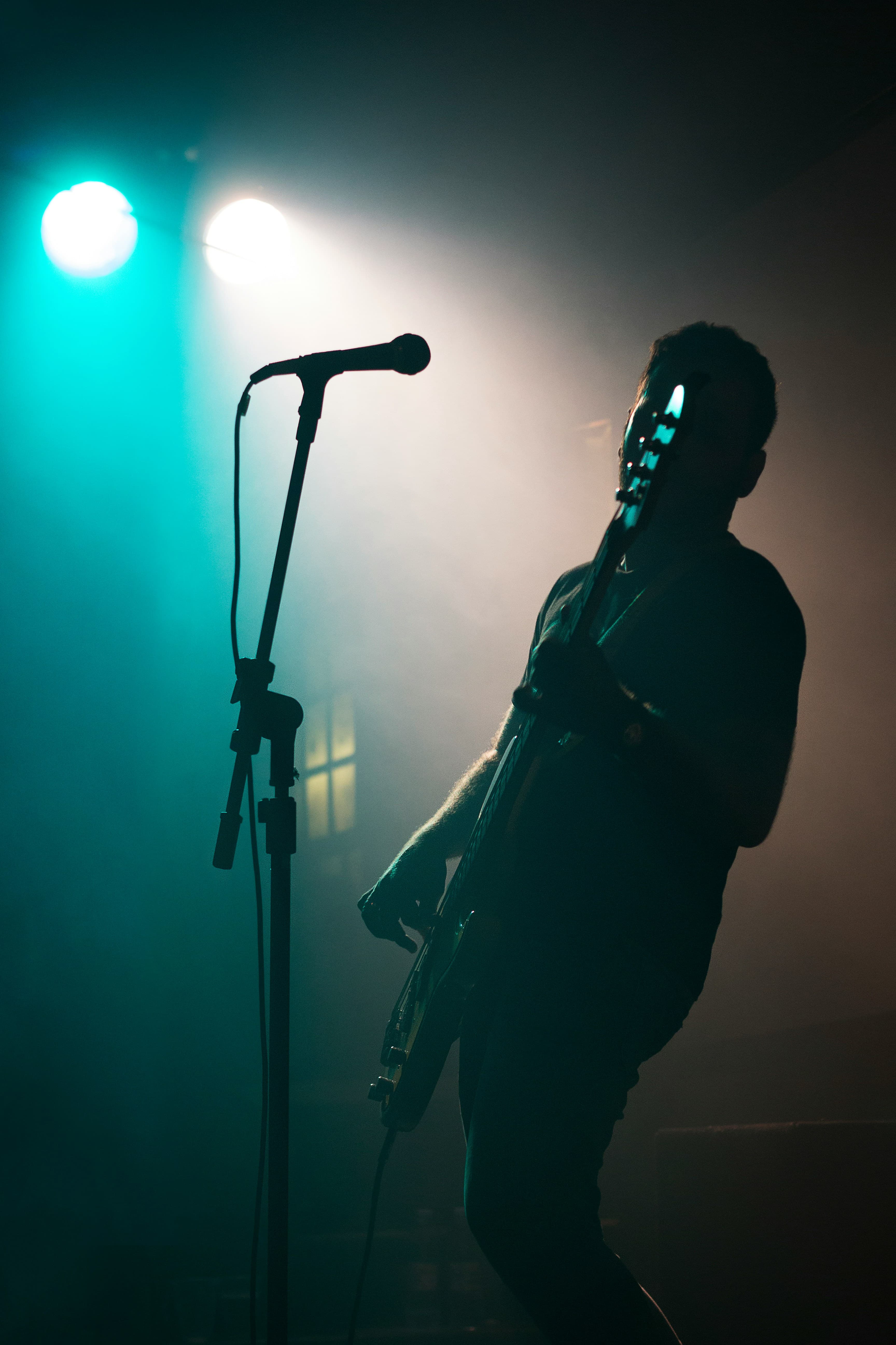 A live worship performance on stage